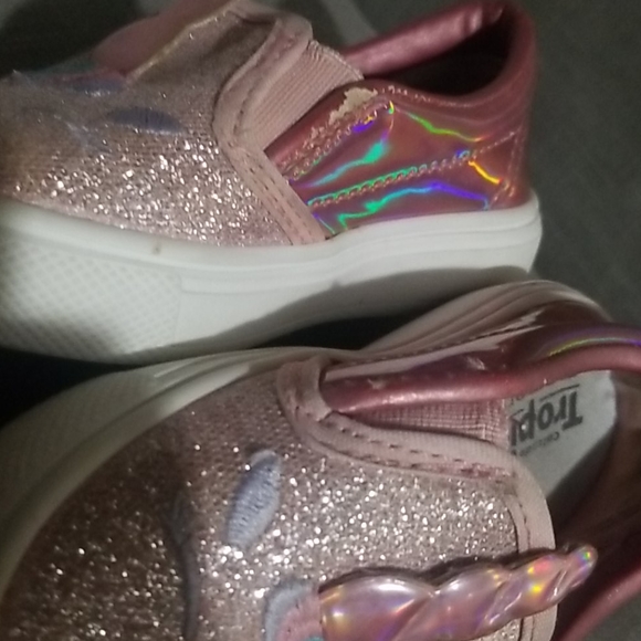 Tropicana Shoes Unicorn Glitter Pink Baby Girl - Picture 6 of 9